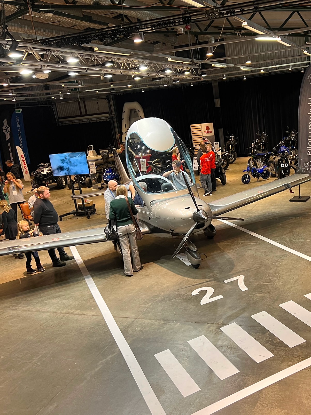 Pilot training cockpit controls